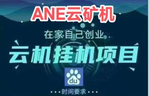 首码【ANE云矿机】注册送666体验云矿机,自动挖矿,自动回收,-首码项目网