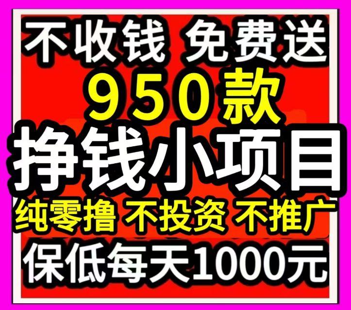 特趣赚950挣钱小程序免费送！俑金兜底2元/単起步-首码项目网
