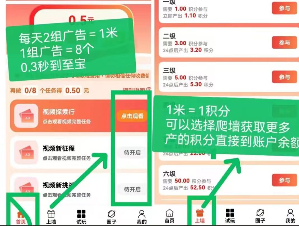 首码闲玩共享，保底+每天看两组广告保底1米，不养机，固定收益-首码项目网