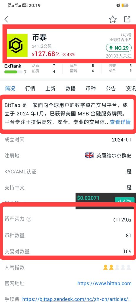 非小号排名2