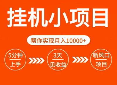 玩得辣广告掛机新平台，単窗口15+一天不想吗-首码项目网
